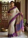 Banarasi soft katan silk border saree