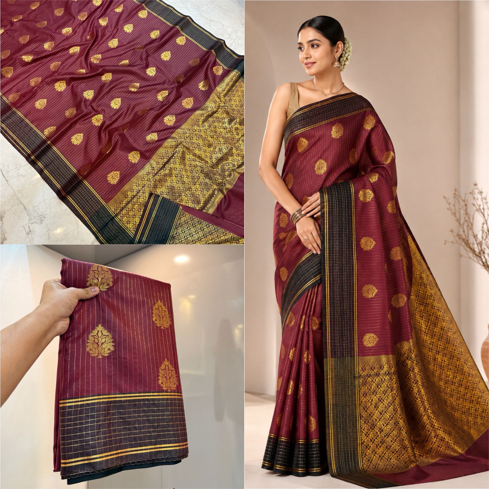 Banarasi soft katan silk saree SRJ01
