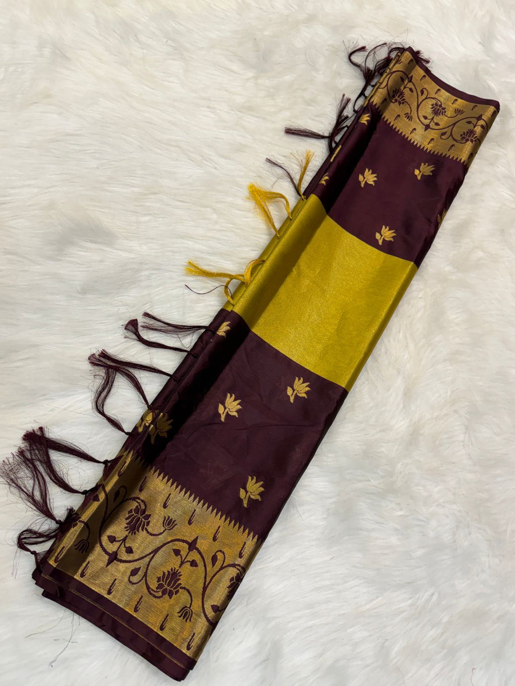Banarasi soft tissue katan silk saree