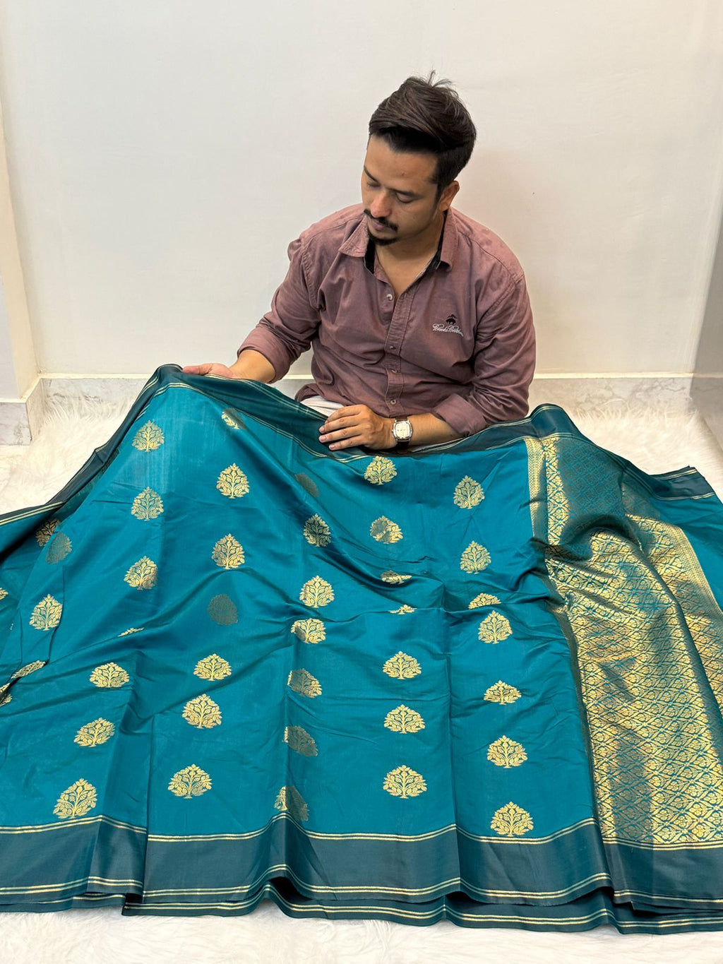 Banarasi soft katan silk saree SKS01