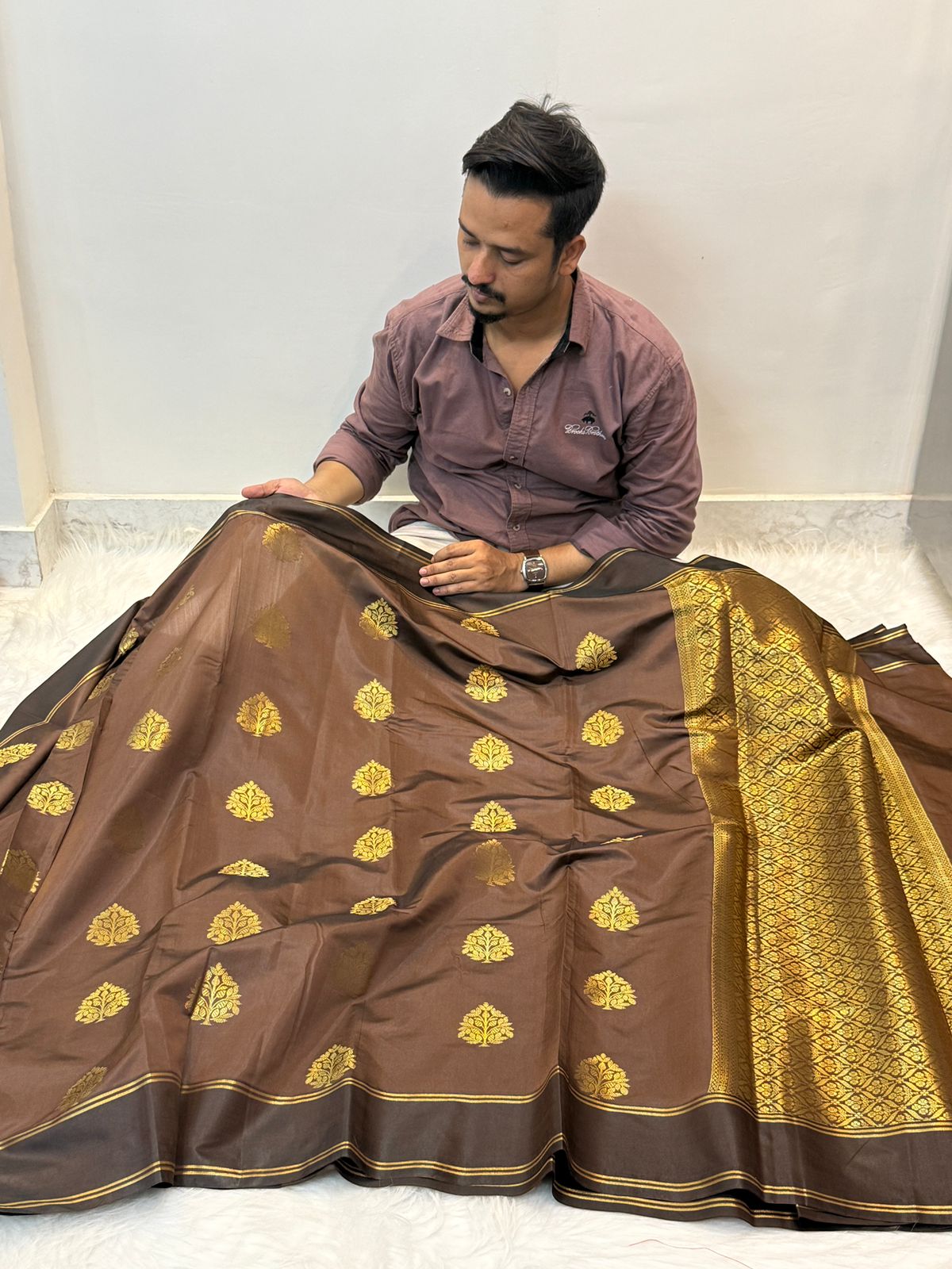 Banarasi soft katan silk saree SKS05