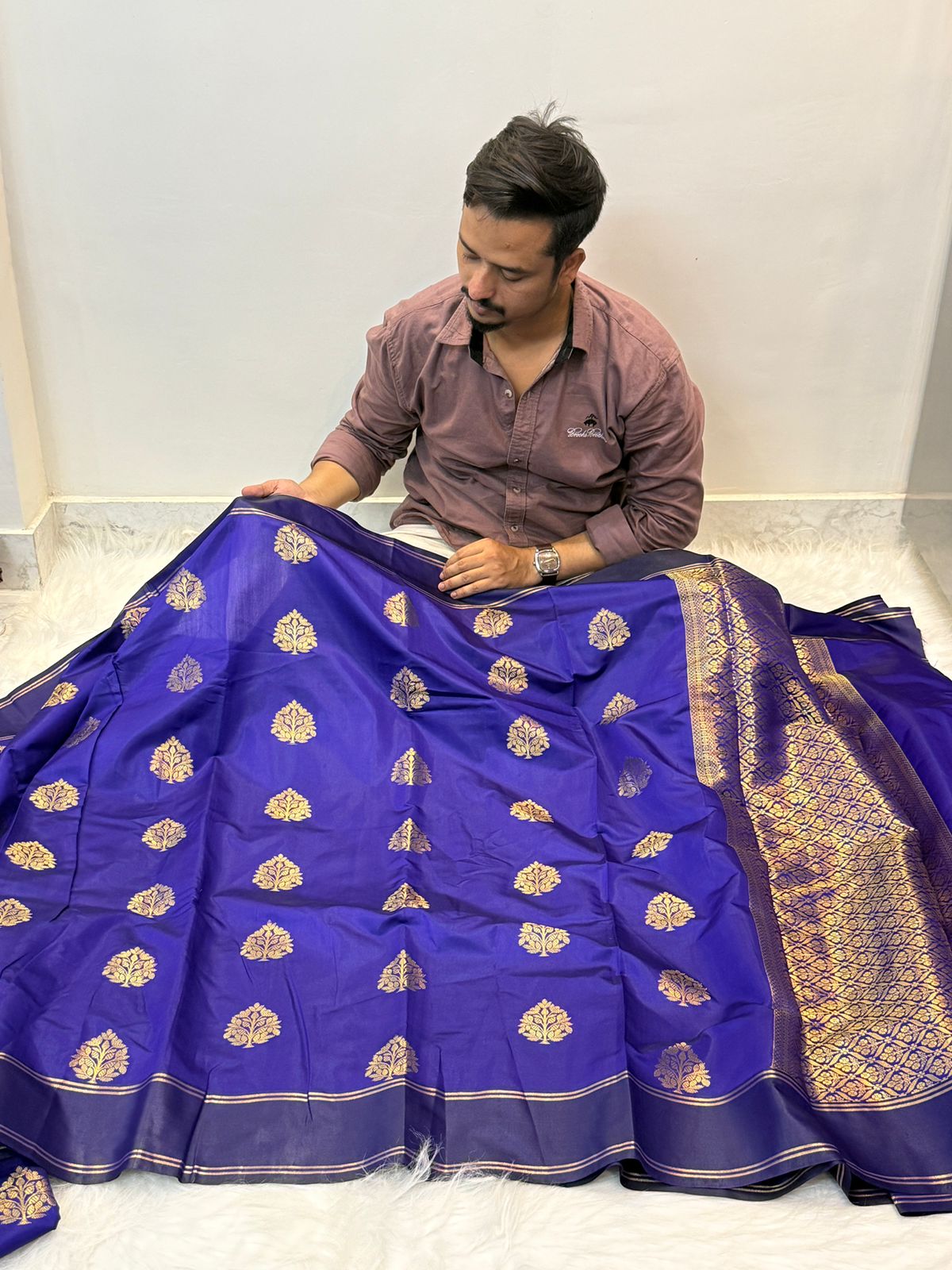 Banarasi soft katan silk saree SKS04