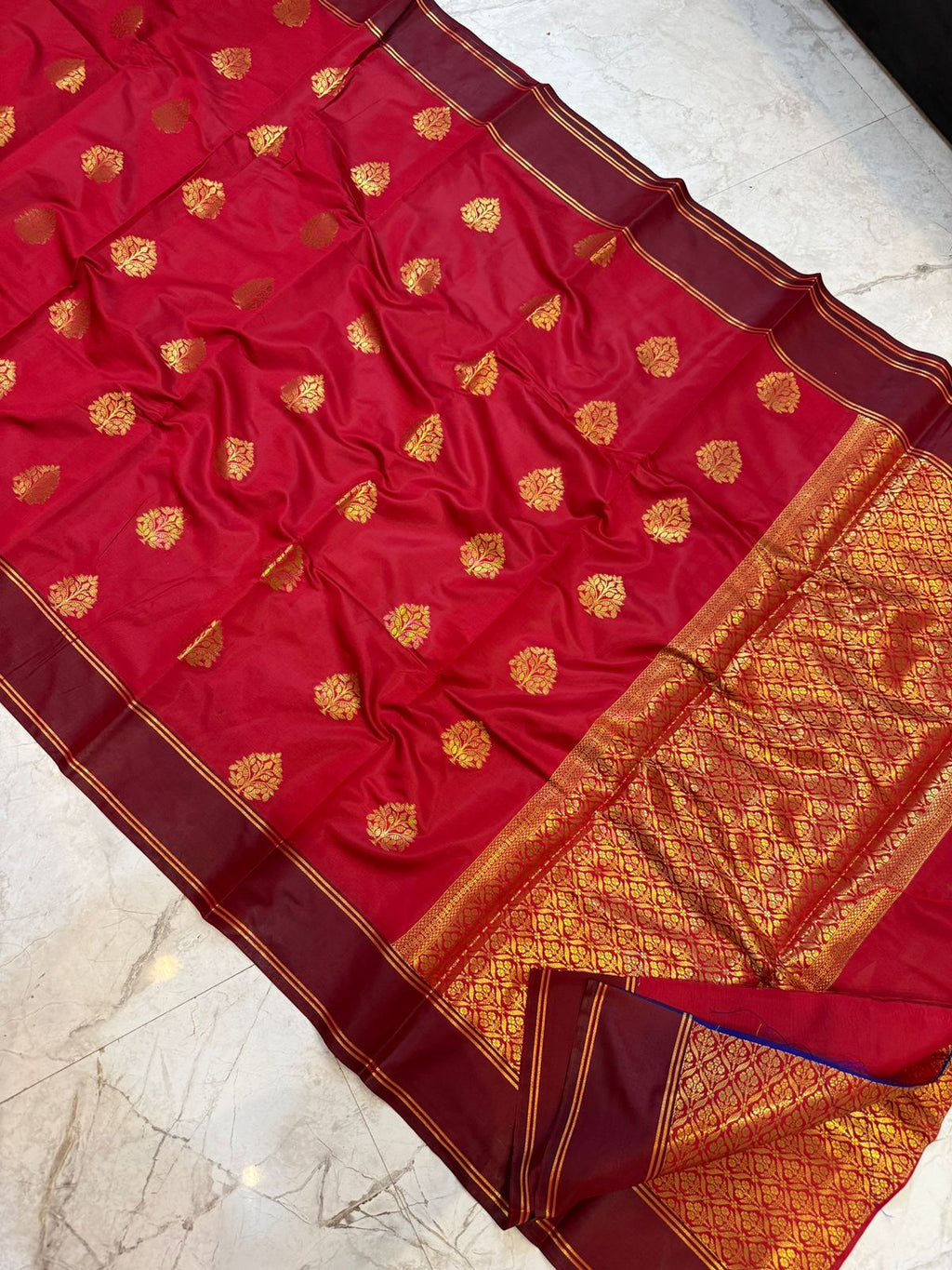 Banarasi soft katan silk saree SKS02