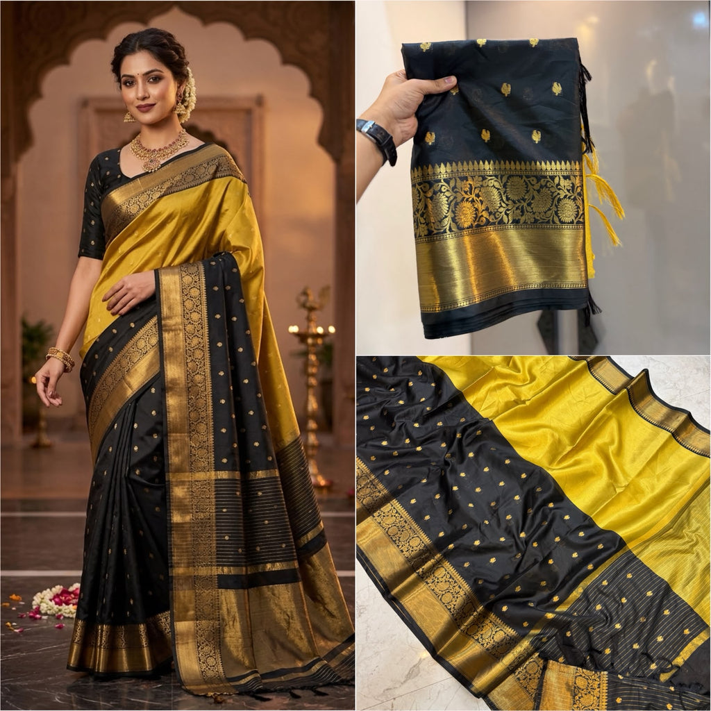 Banarasi soft tissue katan silk saree GHCB