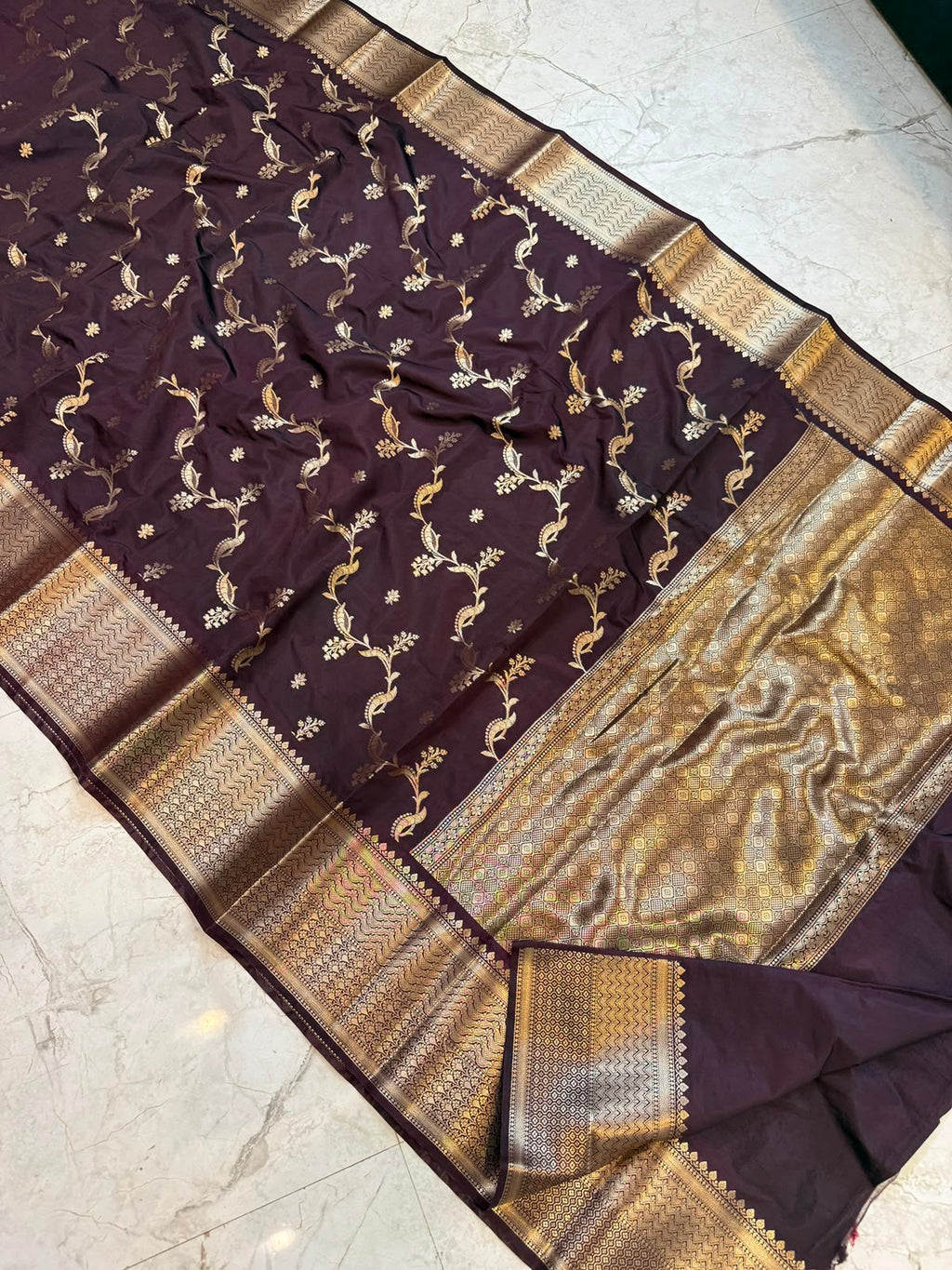 Banarasi soft dyeble katan silk saree SDK05