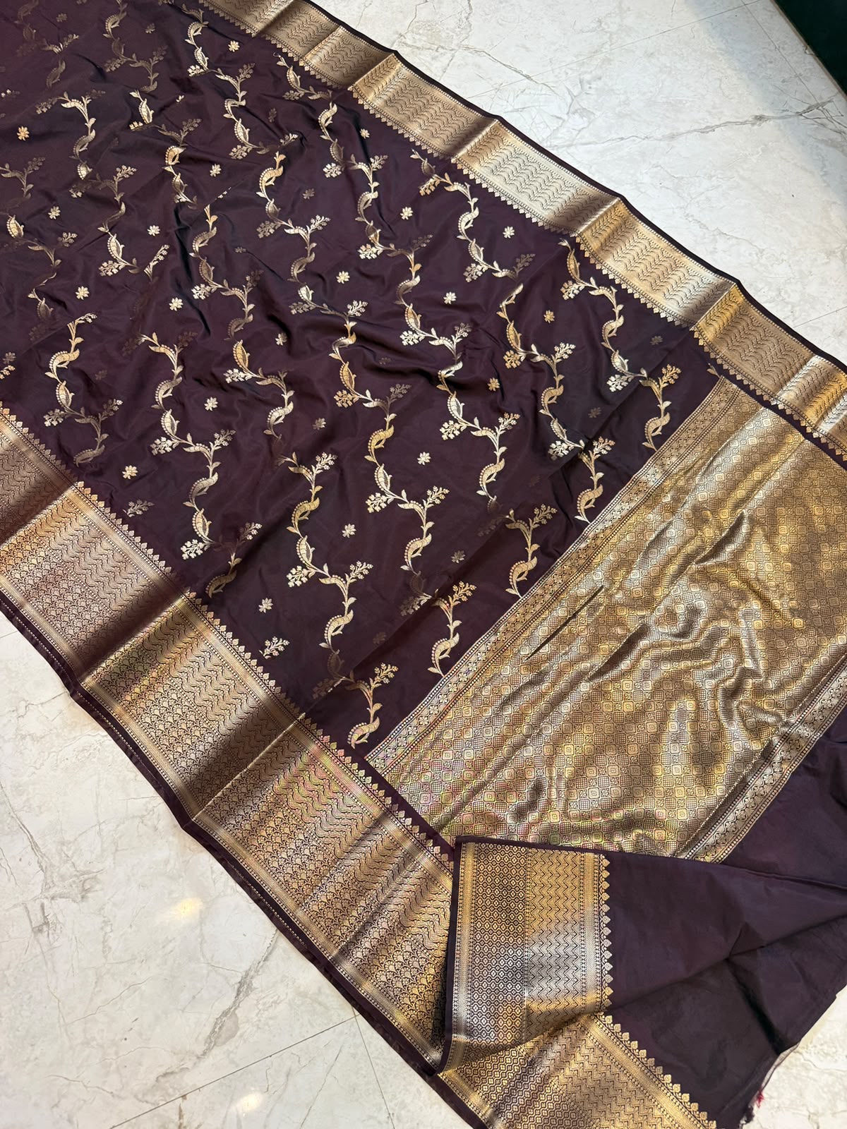 Banarasi soft dyeble katan silk saree SDK05