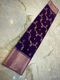 Banarasi soft dyeble katan silk saree SDK07