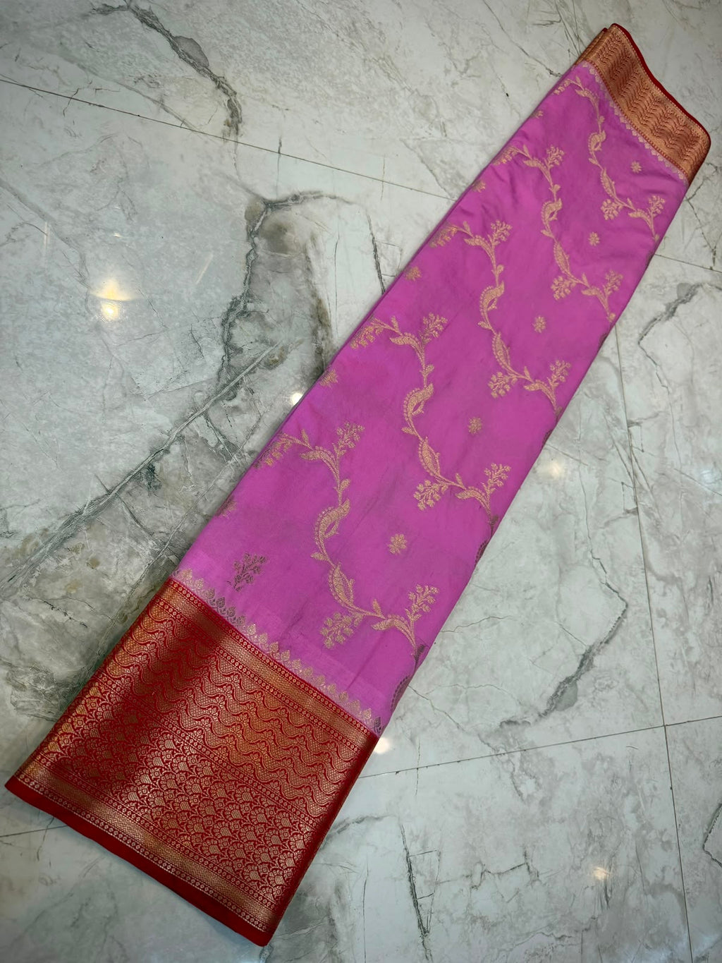 Banarasi soft dyeble katan silk saree SDK10