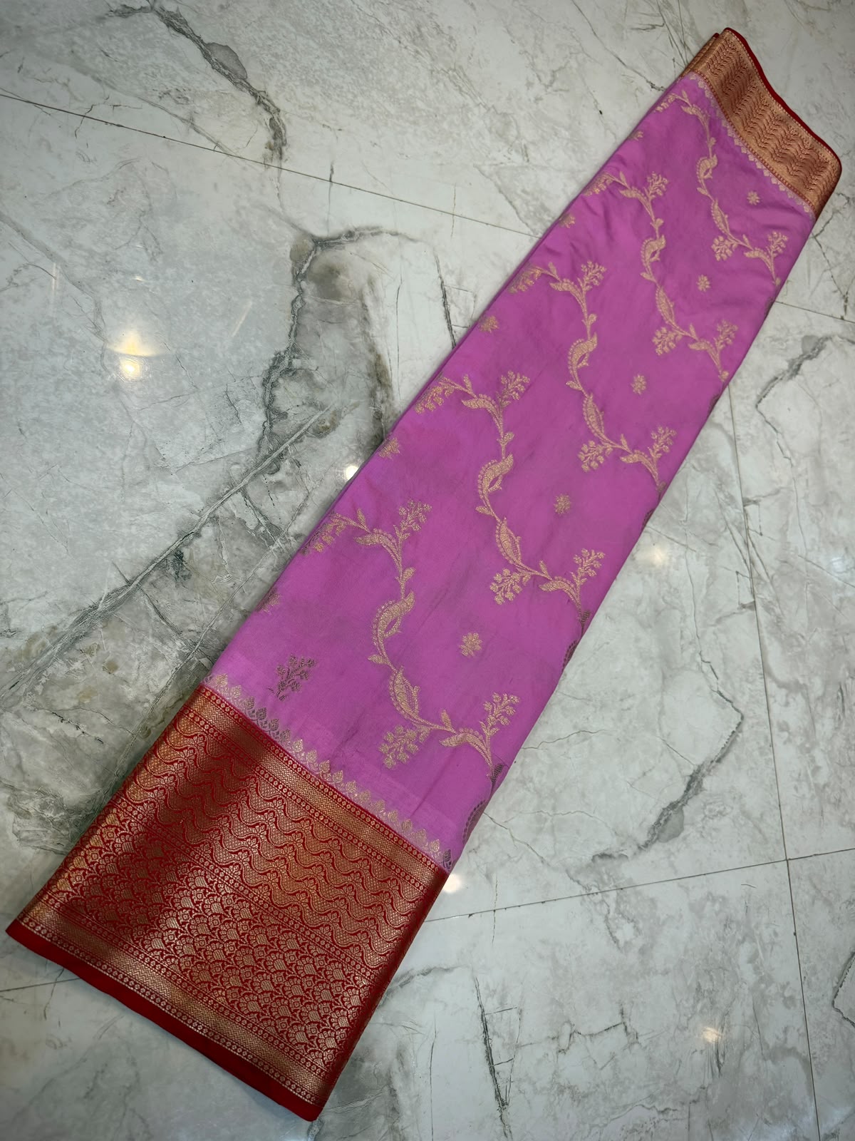 Banarasi soft dyeble katan silk saree SDK10
