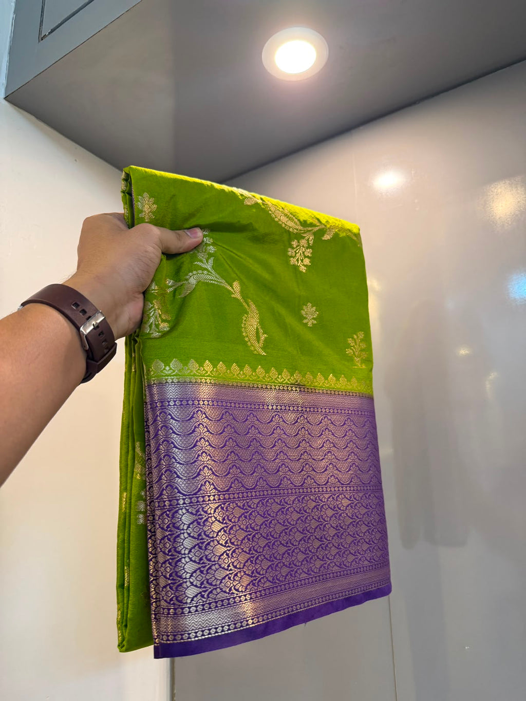 Banarasi soft dyeble katan silk saree SDK08