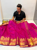 Banarasi Soft Katan Silk Saree | Ganga Ghat Design KGG01