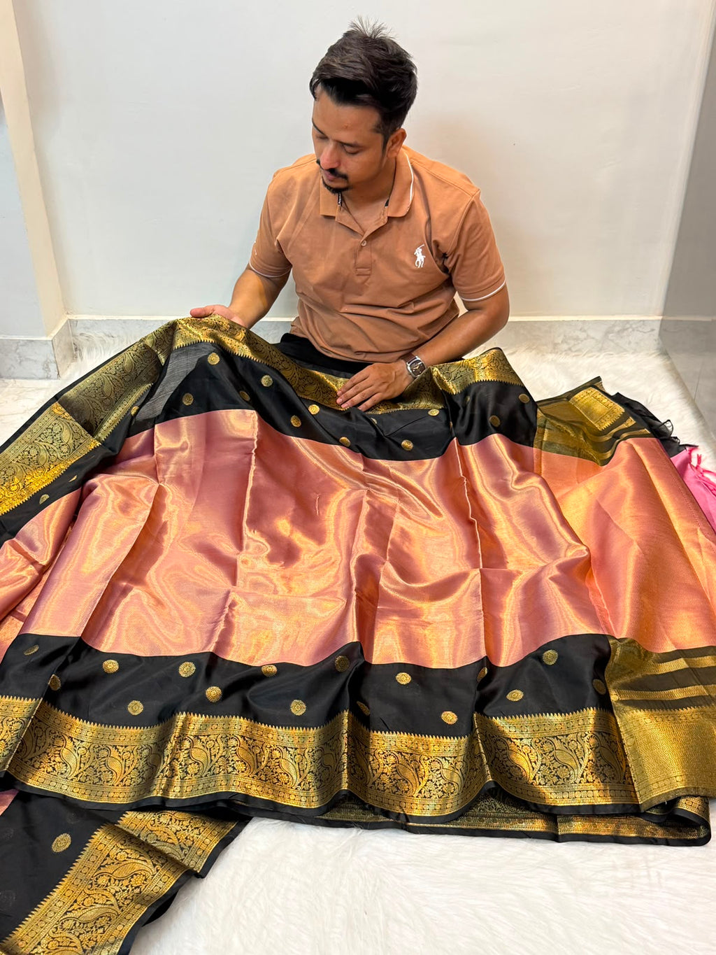 Banarasi soft tissue katan silk saree JHH