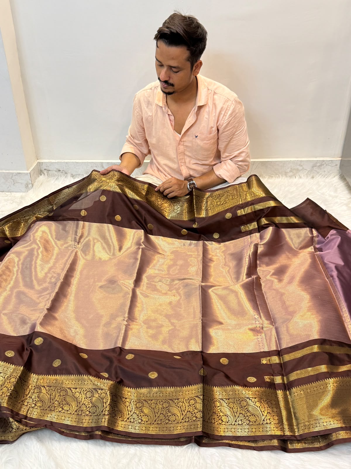 Banarasi soft tissue katan silk saree JHH2