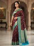 Banarasi soft dyeble katan silk saree SDK01