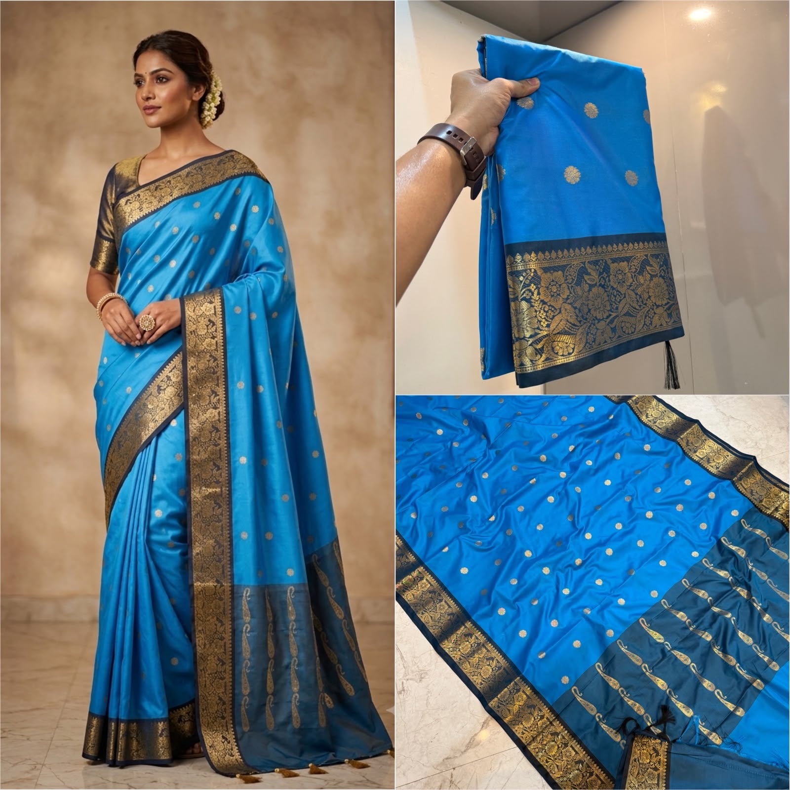 Banarasi soft katan silk saree AFT11