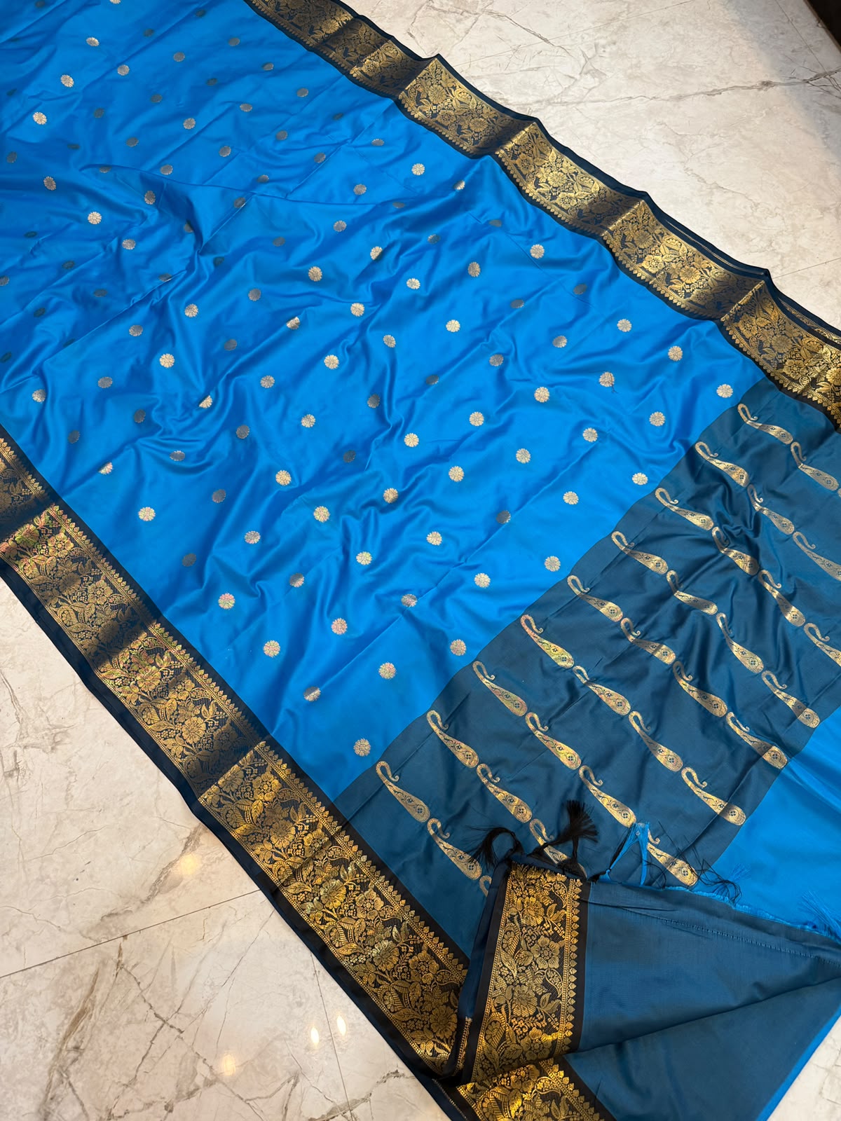 Banarasi soft katan silk saree AFT11