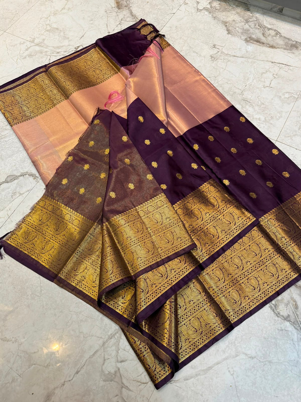 Banarasi soft tissue katan silk saree HHW