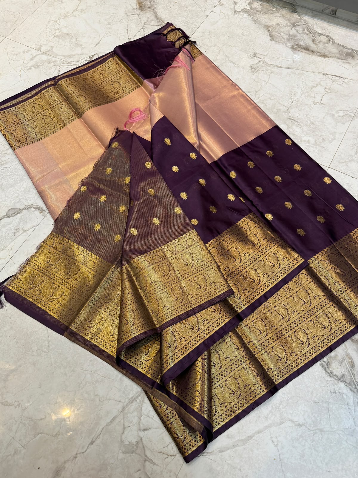 Banarasi soft tissue katan silk saree HHW