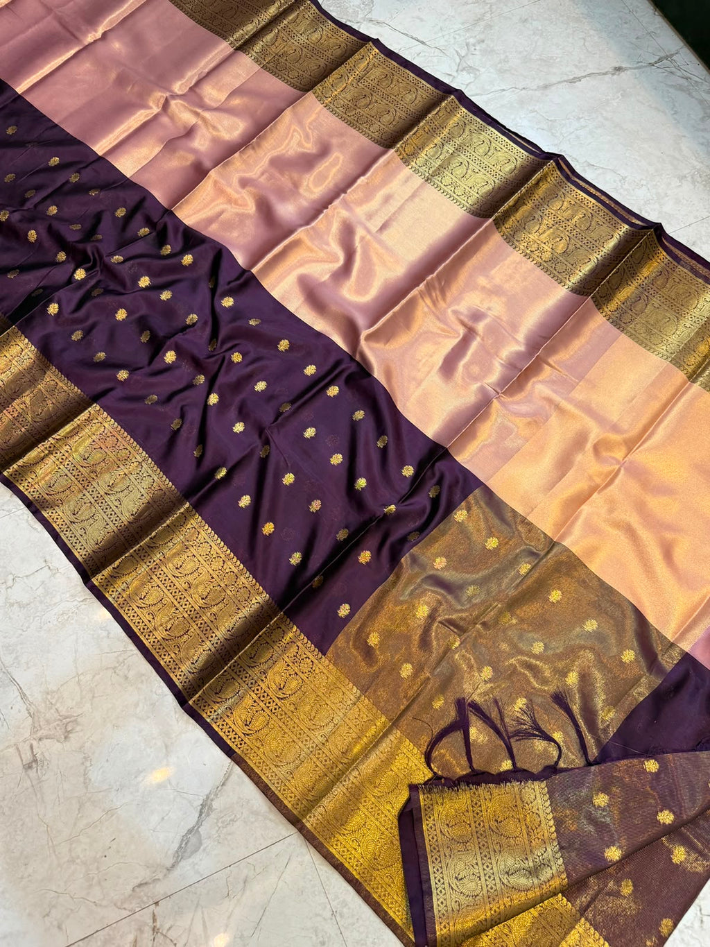 Banarasi soft tissue katan silk saree HHW