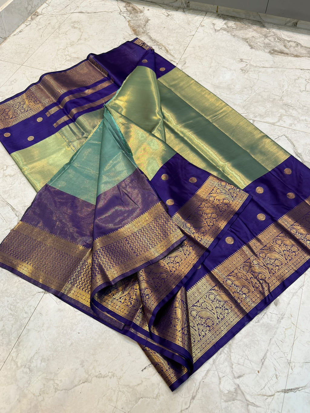 Banarasi soft semi tissue katan silk saree JHH3