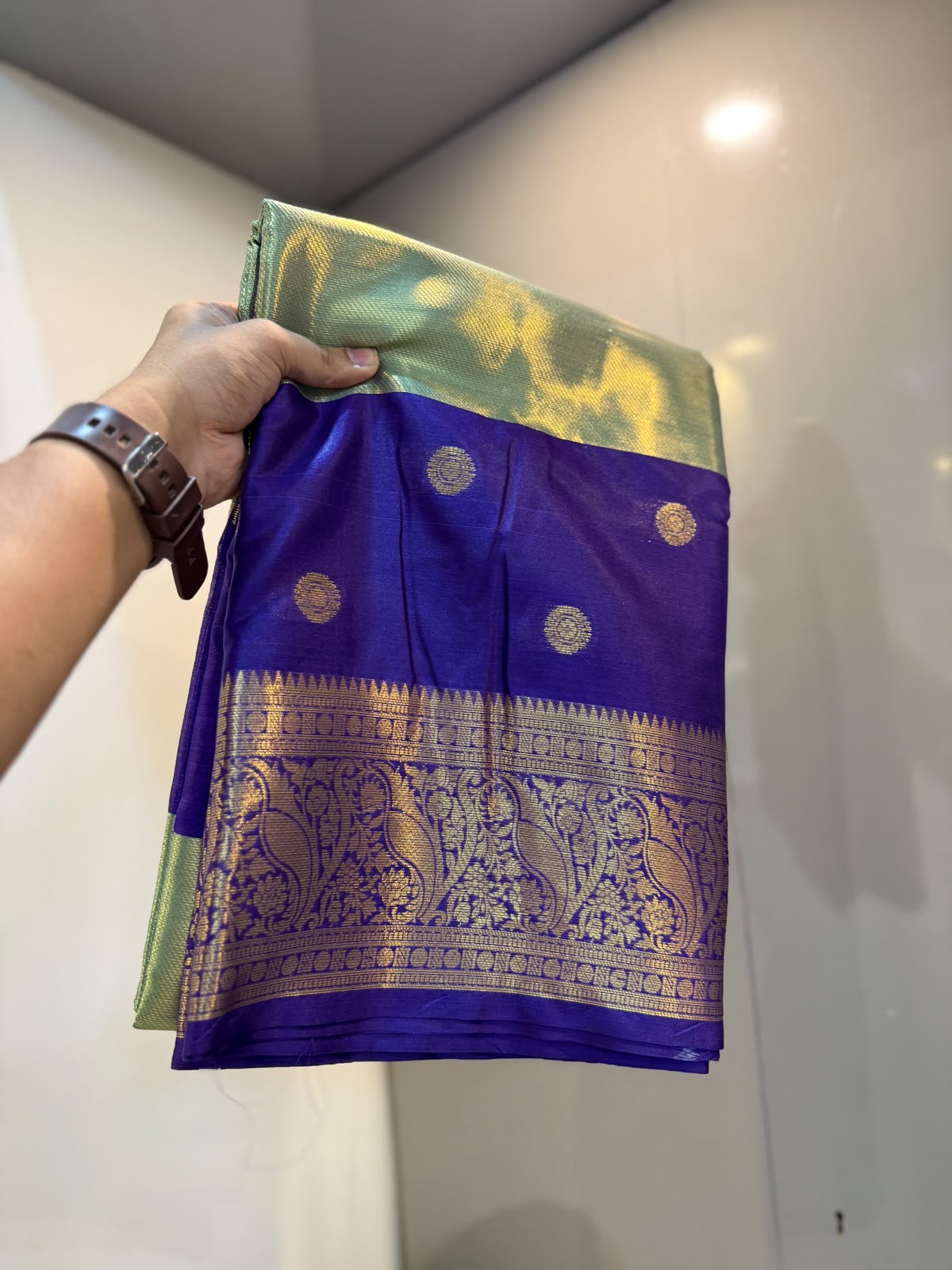 Banarasi soft semi tissue katan silk saree JHH3