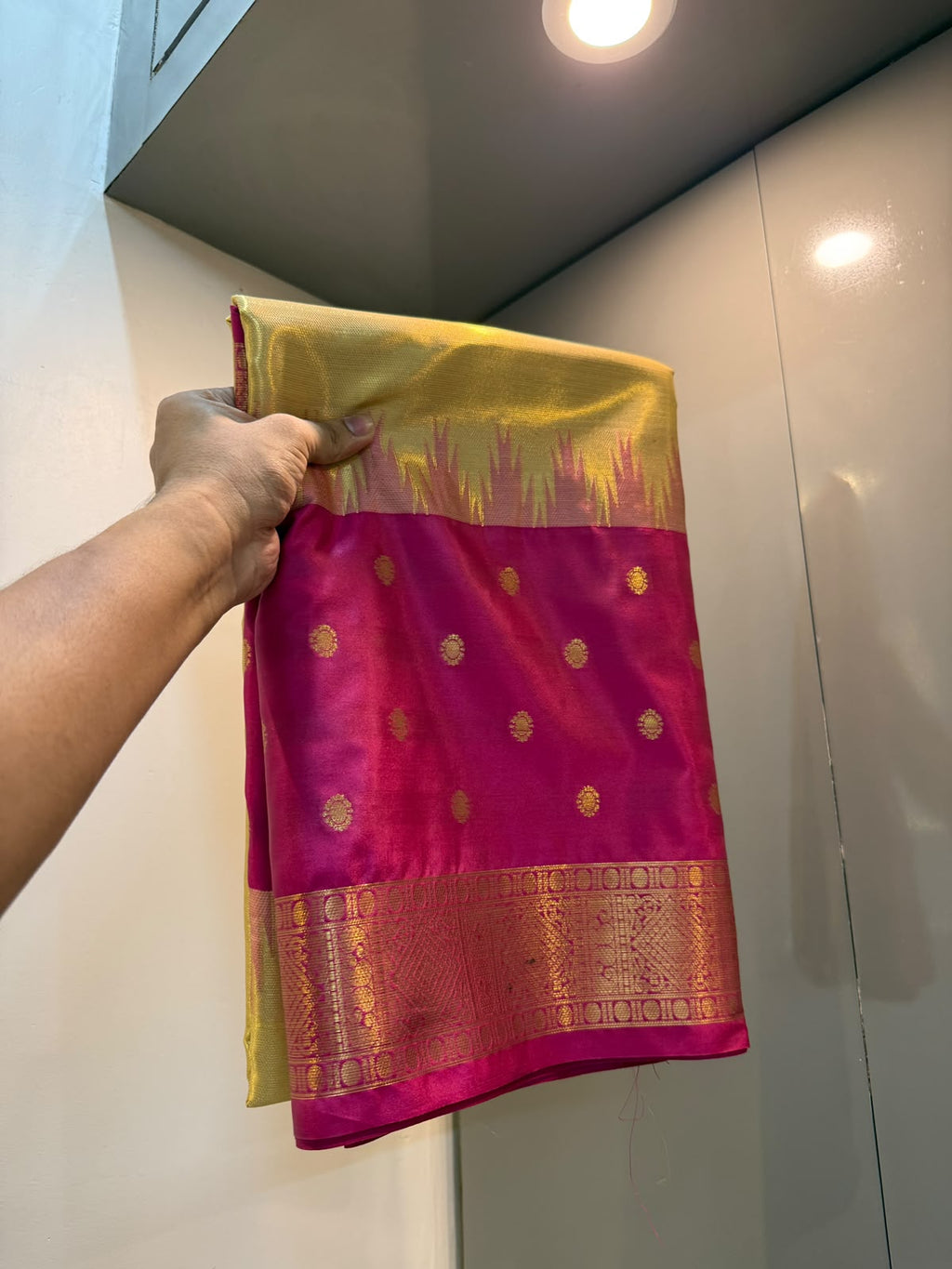 Banarasi soft semi tissue katan silk saree RBB